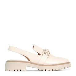 EOS Footwear Loafer Heels>ANI SLING-BACK LOAFER LEATHER