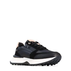 EOS Footwear Platform Sneakers>BLITHE CHUNKY ZIP SNEAKERS LEATHER