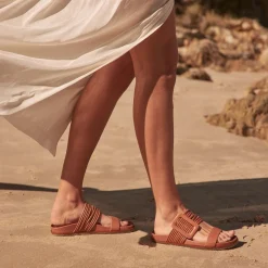 EOS Footwear Slides & Mules>CARMICE LEATHER SANDALS