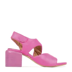 EOS Footwear Heeled Sandals|Sandal Heels>CHARBEL LEATHER BLOCK HEEL SANDALS