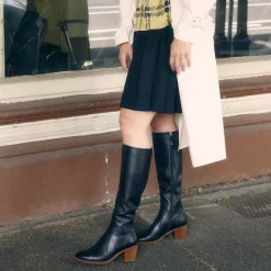 EOS Footwear Calf & Knee High Boots>CIANNA LEATHER LONG BOOTS