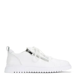 EOS Footwear Flat Sneakers>CLARENCE LOW-TOP ZIPPER SNEAKER LEATHER
