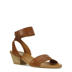 EOS Footwear Heeled Sandals|Sandal Heels>CUBO WOODEN STACK HEEL SANDALS LEATHER