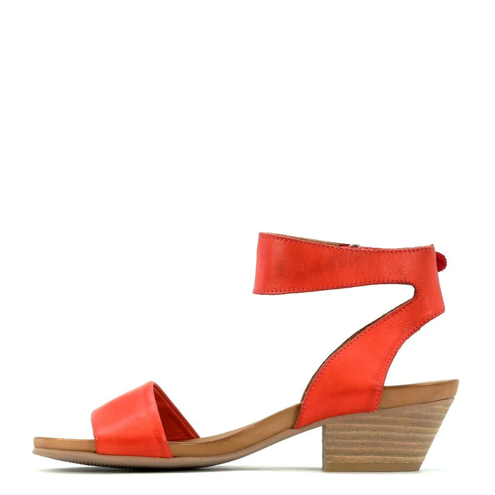 EOS Footwear Heeled Sandals|Sandal Heels>CUBO WOODEN STACK HEEL SANDALS LEATHER