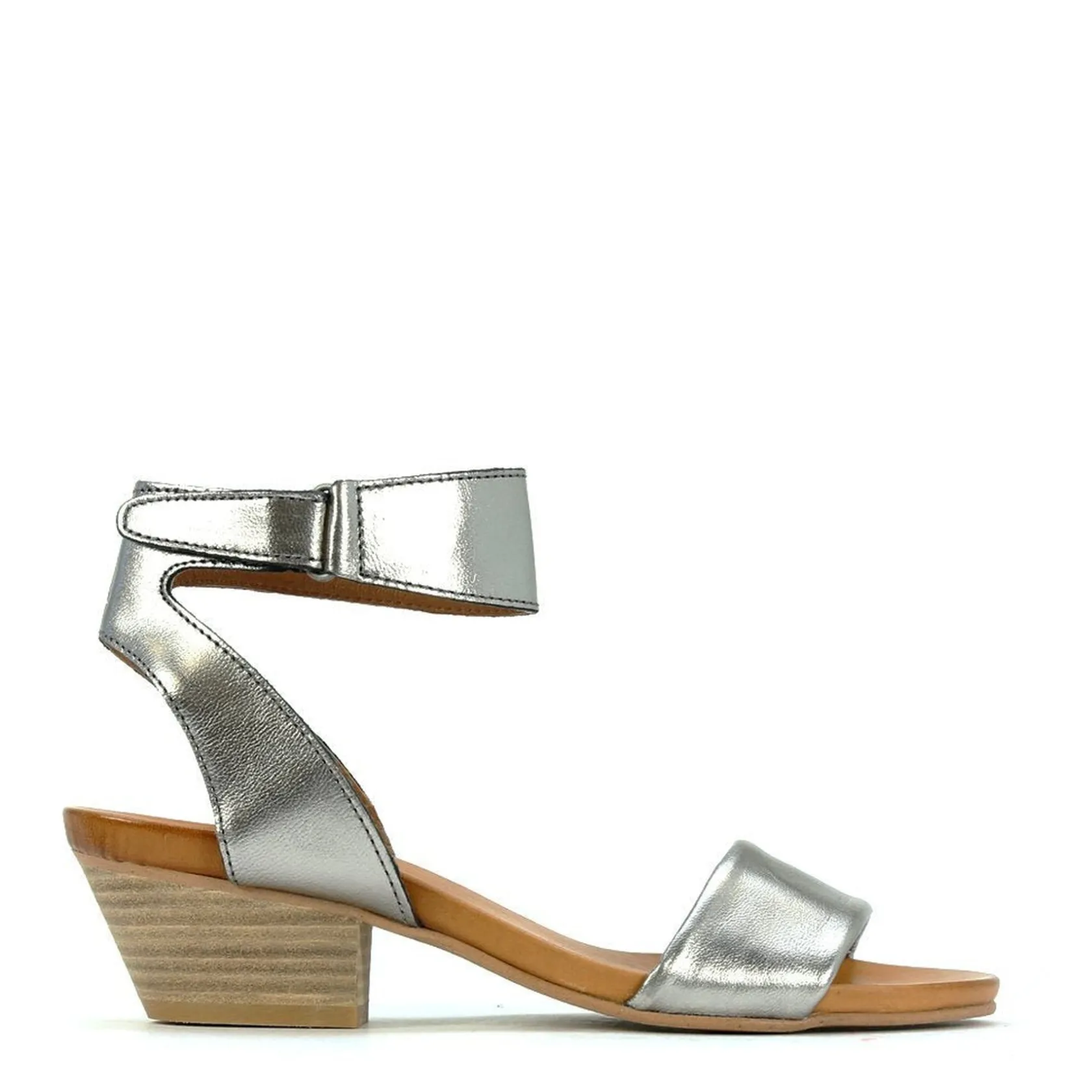 EOS Footwear Heeled Sandals|Sandal Heels>CUBO WOODEN STACK HEEL SANDALS LEATHER