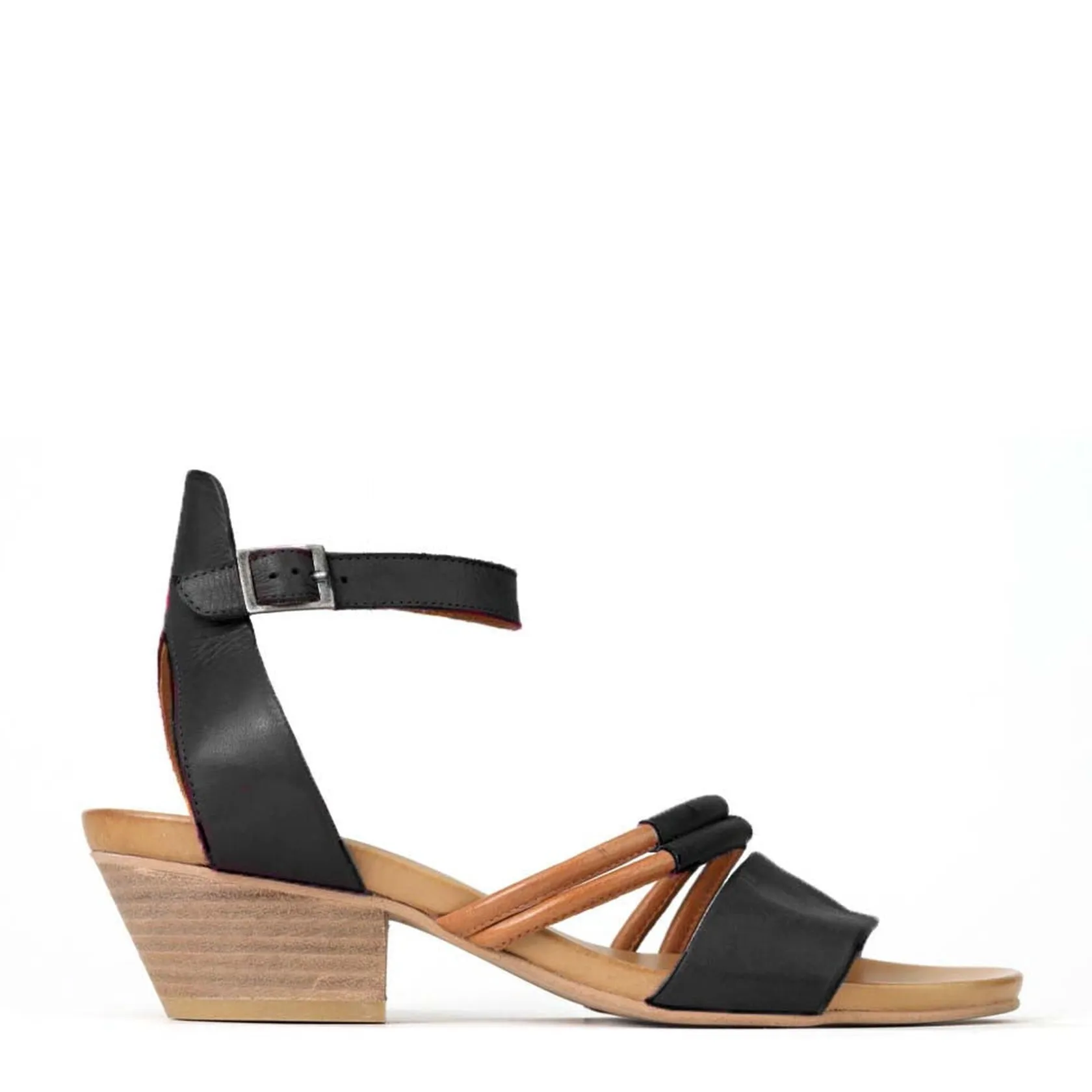 EOS Footwear Heeled Sandals|Sandal Heels>CURO ANKLE STRAP HEEL SANDALS LEATHER