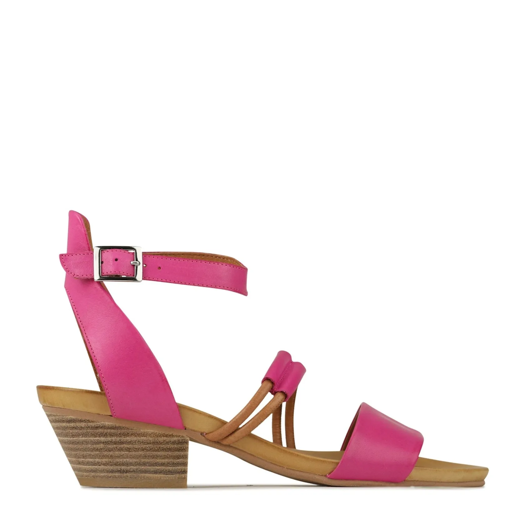 EOS Footwear Heeled Sandals|Sandal Heels>CURO ANKLE STRAP HEEL SANDALS LEATHER
