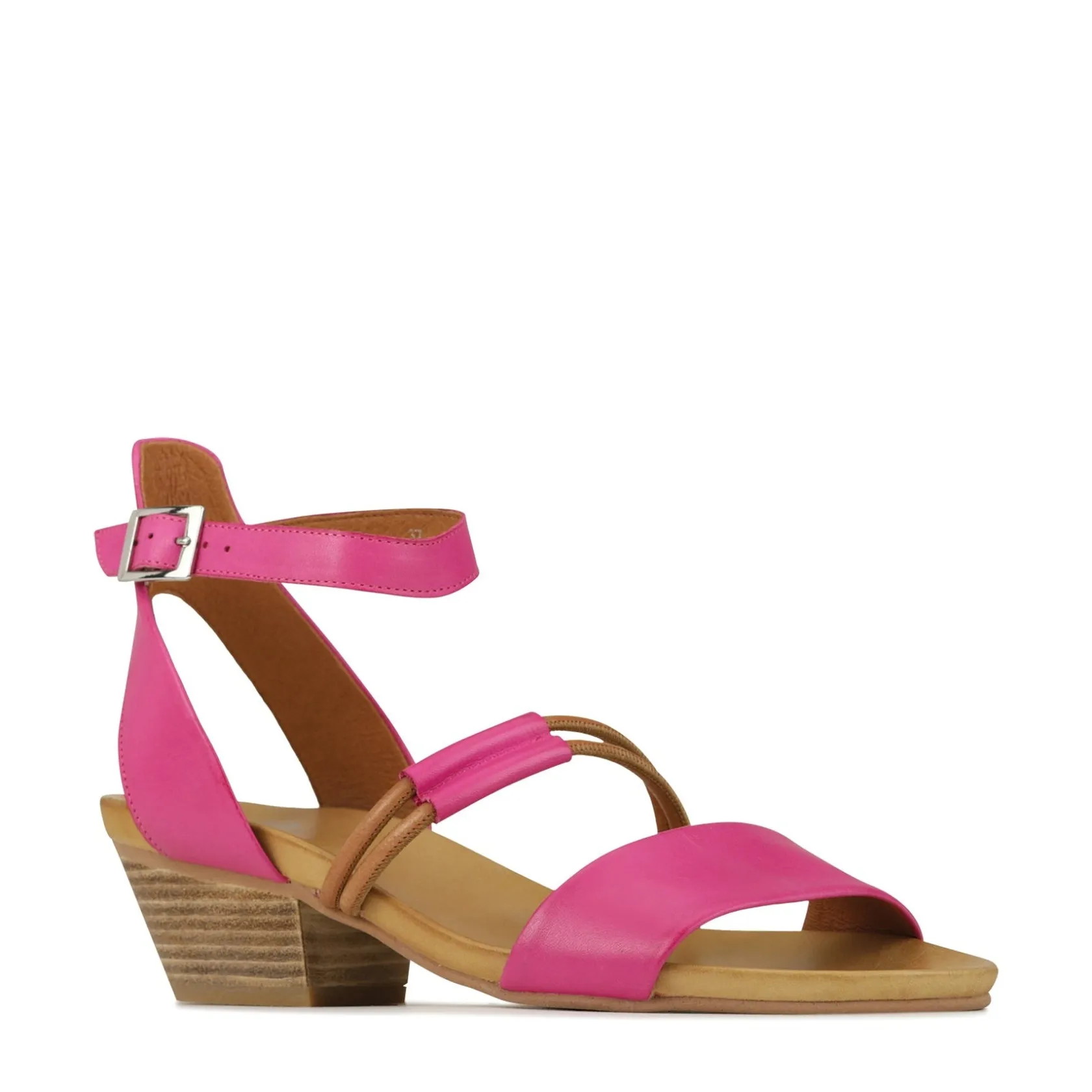 EOS Footwear Heeled Sandals|Sandal Heels>CURO ANKLE STRAP HEEL SANDALS LEATHER