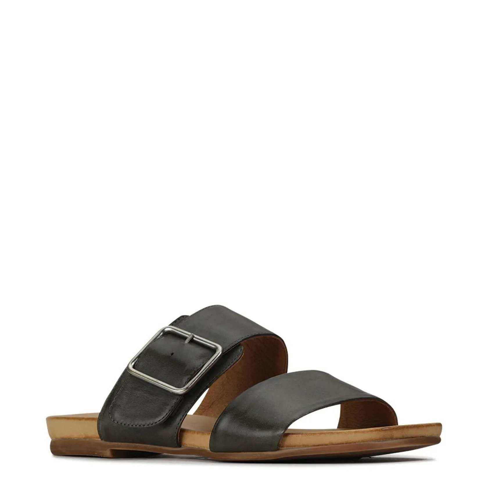 EOS Footwear Slides & Mules>DALLAS LEATHER BUCKLE SANDAL
