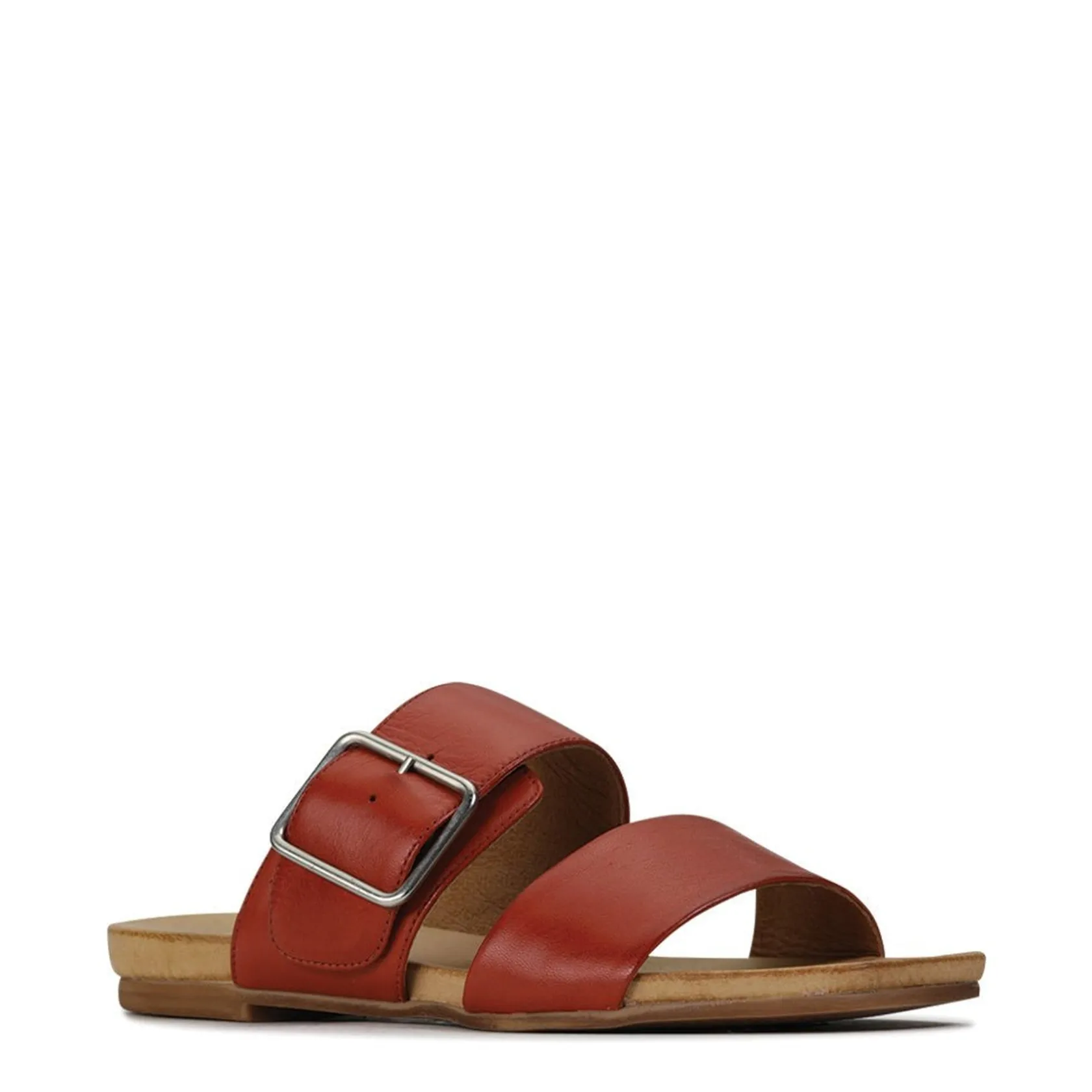 EOS Footwear Slides & Mules>DALLAS LEATHER BUCKLE SANDAL