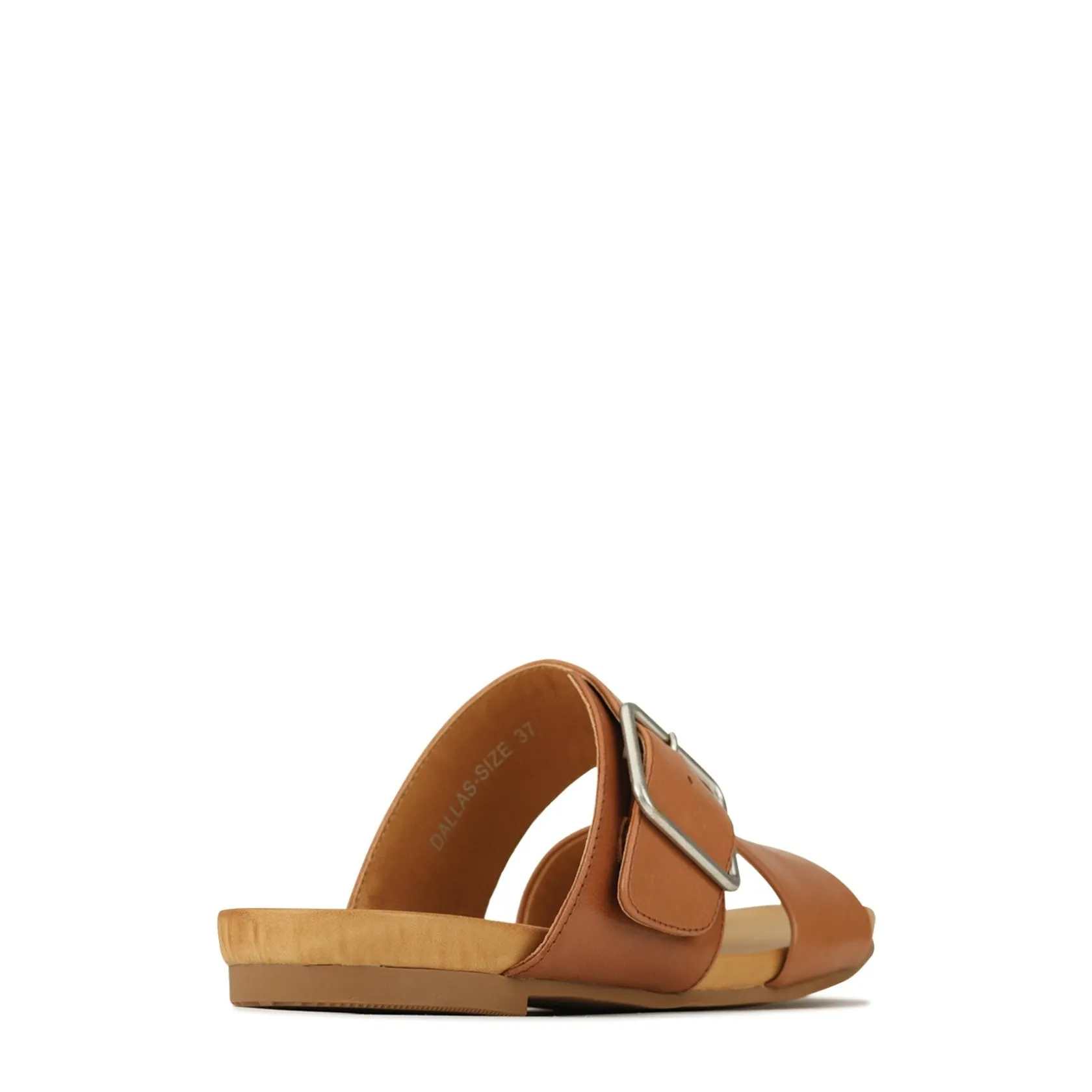 EOS Footwear Slides & Mules>DALLAS LEATHER BUCKLE SANDAL