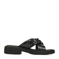 EOS Footwear Ballet Flats & Loafer|Slides>ELEASE LEATHER SLIDE HEEL SANDALS