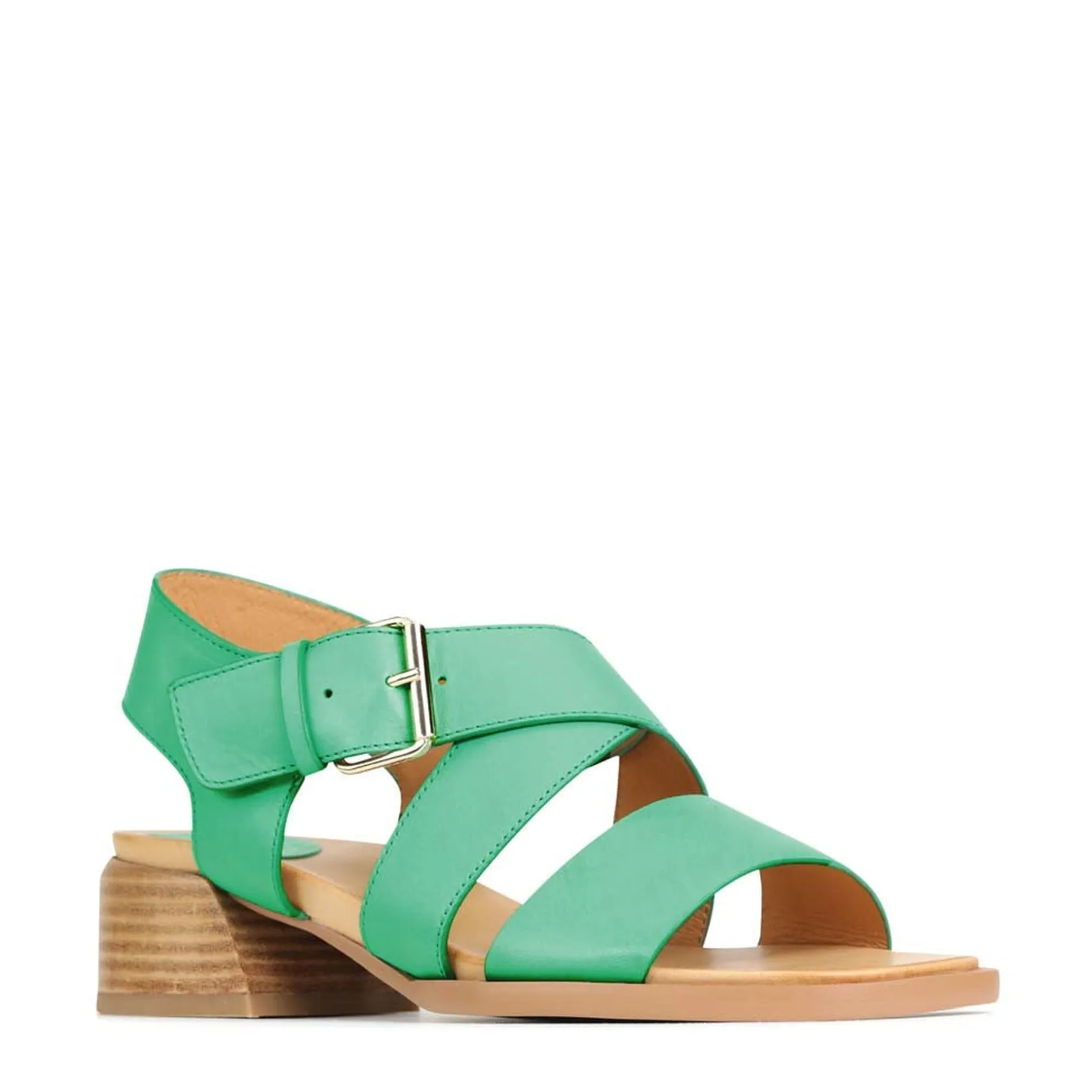 EOS Footwear Heeled Sandals|Sandal Heels>ELLI ANKLE STRAP SANDALS LEATHER