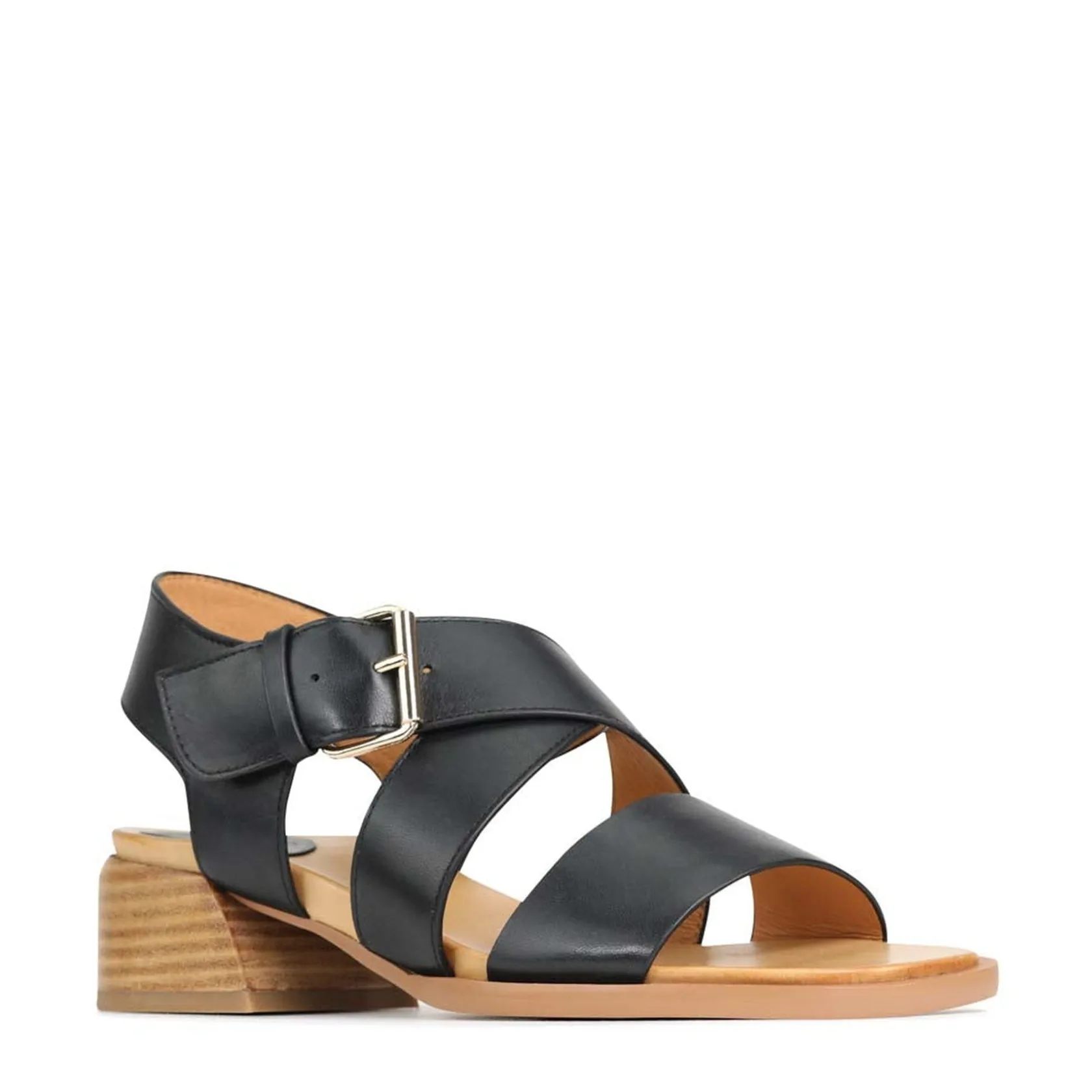 EOS Footwear Heeled Sandals|Sandal Heels>ELLI ANKLE STRAP SANDALS LEATHER