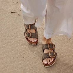 EOS Footwear Ballet Flats & Loafer|Slides>GIANA SLIDE SANDALS LEATHER