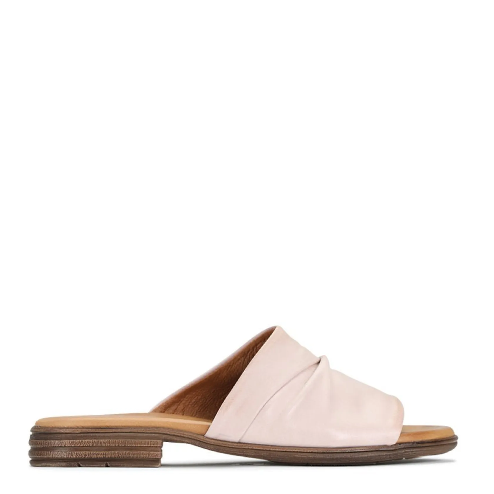 EOS Footwear Heeled Sandals|Sandal Heels>ILO LEATHER SLIDE SANDALS