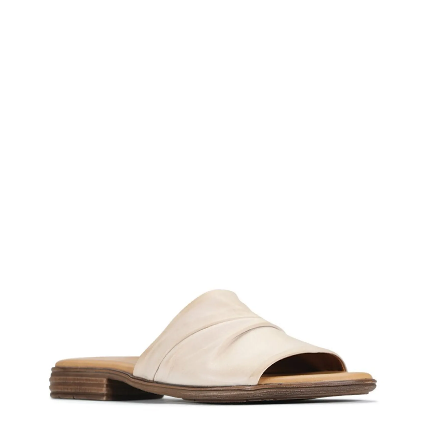 EOS Footwear Heeled Sandals|Sandal Heels>ILO LEATHER SLIDE SANDALS