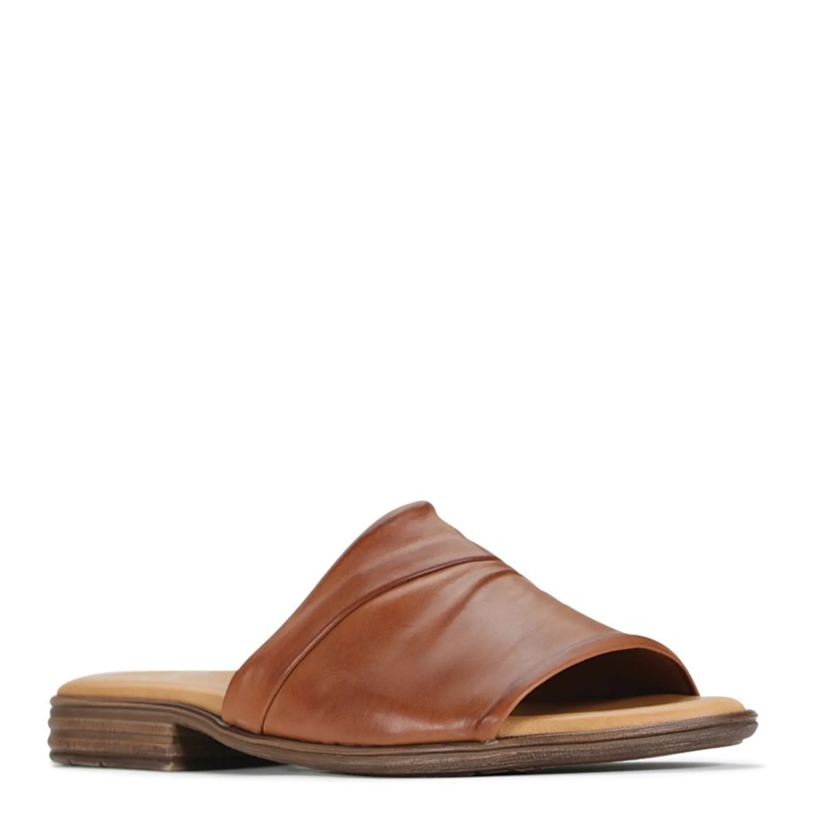 EOS Footwear Heeled Sandals|Sandal Heels>ILO LEATHER SLIDE SANDALS