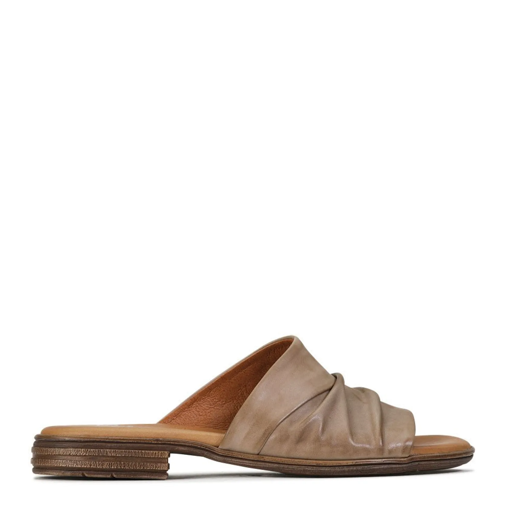 EOS Footwear Heeled Sandals|Sandal Heels>ILO LEATHER SLIDE SANDALS