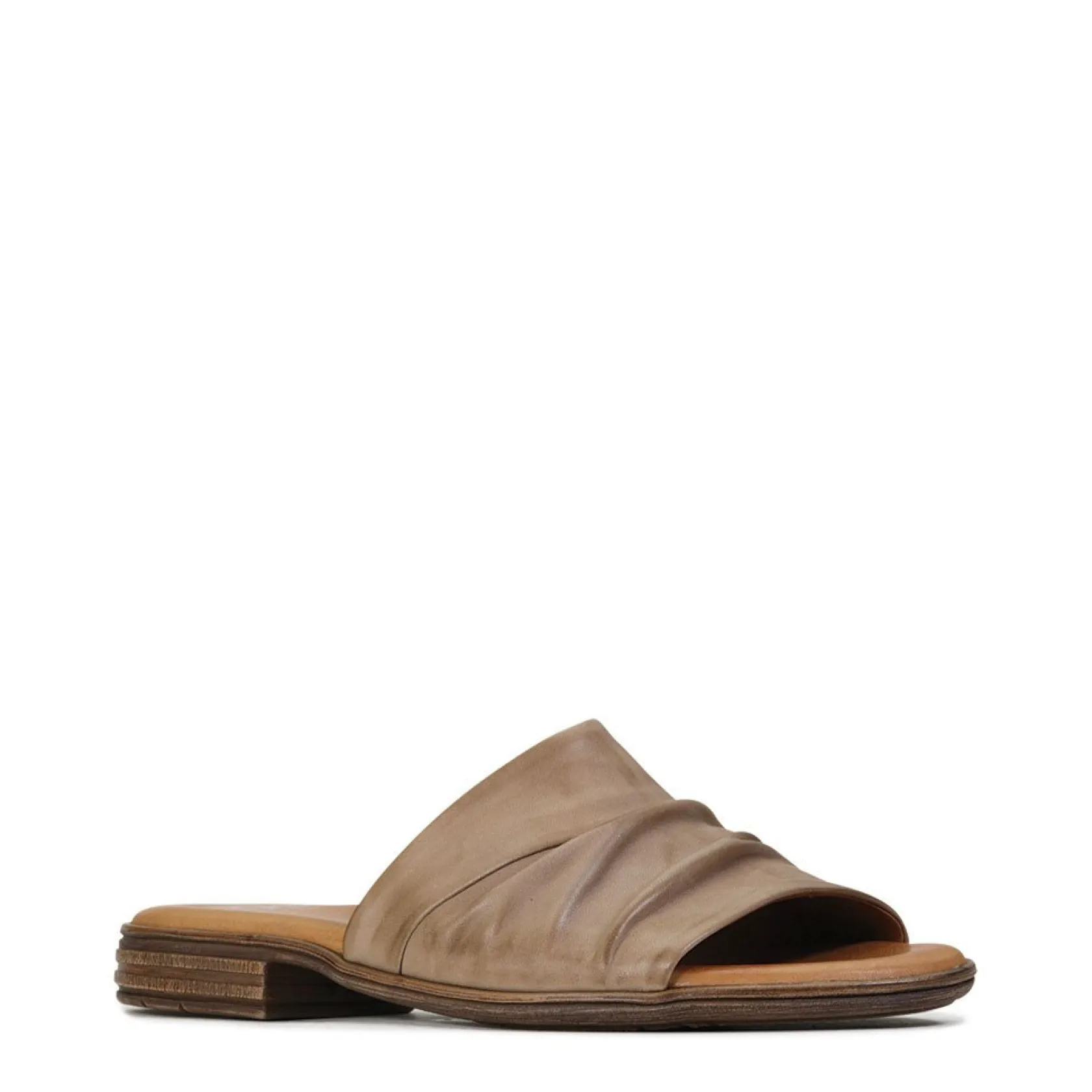 EOS Footwear Heeled Sandals|Sandal Heels>ILO LEATHER SLIDE SANDALS