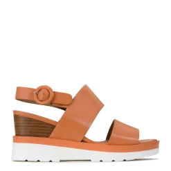 EOS Footwear Wedges & Espadrilles|Heeled Sandals>JADES LEATHER WEDGE ARCHIVE SANDAL