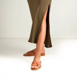 EOS Footwear Ballet Flats & Loafer|Slides>JELSIE SLIDE SANDALS LEATHER