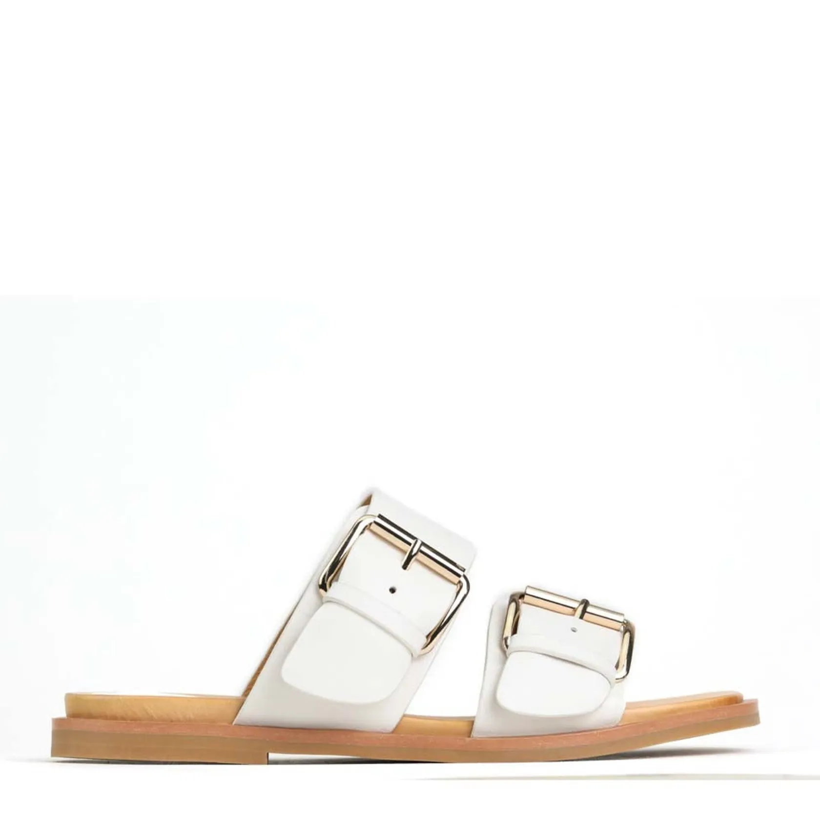 EOS Footwear Ballet Flats & Loafer|Slides>JETT DOUBLE STRAP SLIDE SANDALS LEATHER