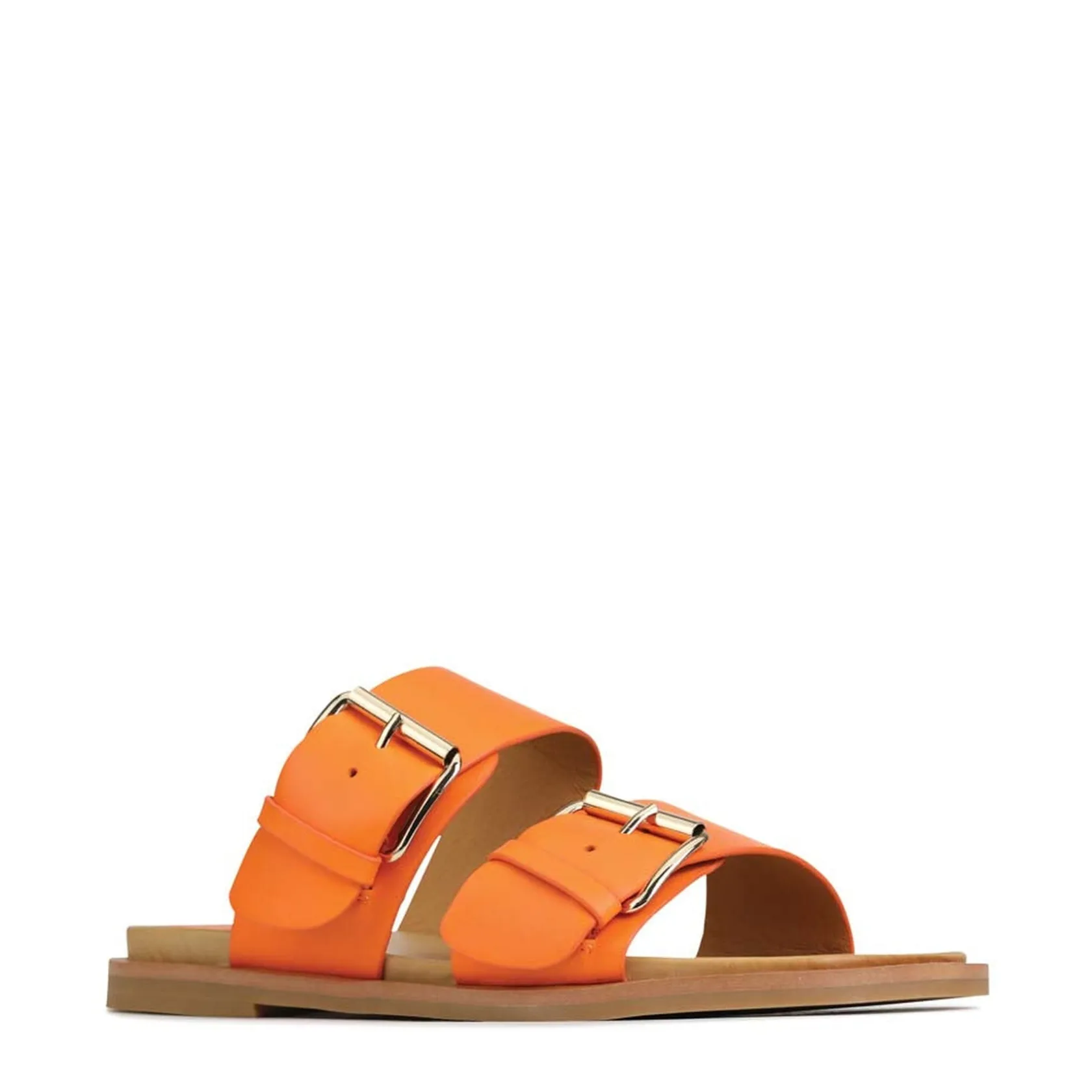 EOS Footwear Ballet Flats & Loafer|Slides>JETT DOUBLE STRAP SLIDE SANDALS LEATHER