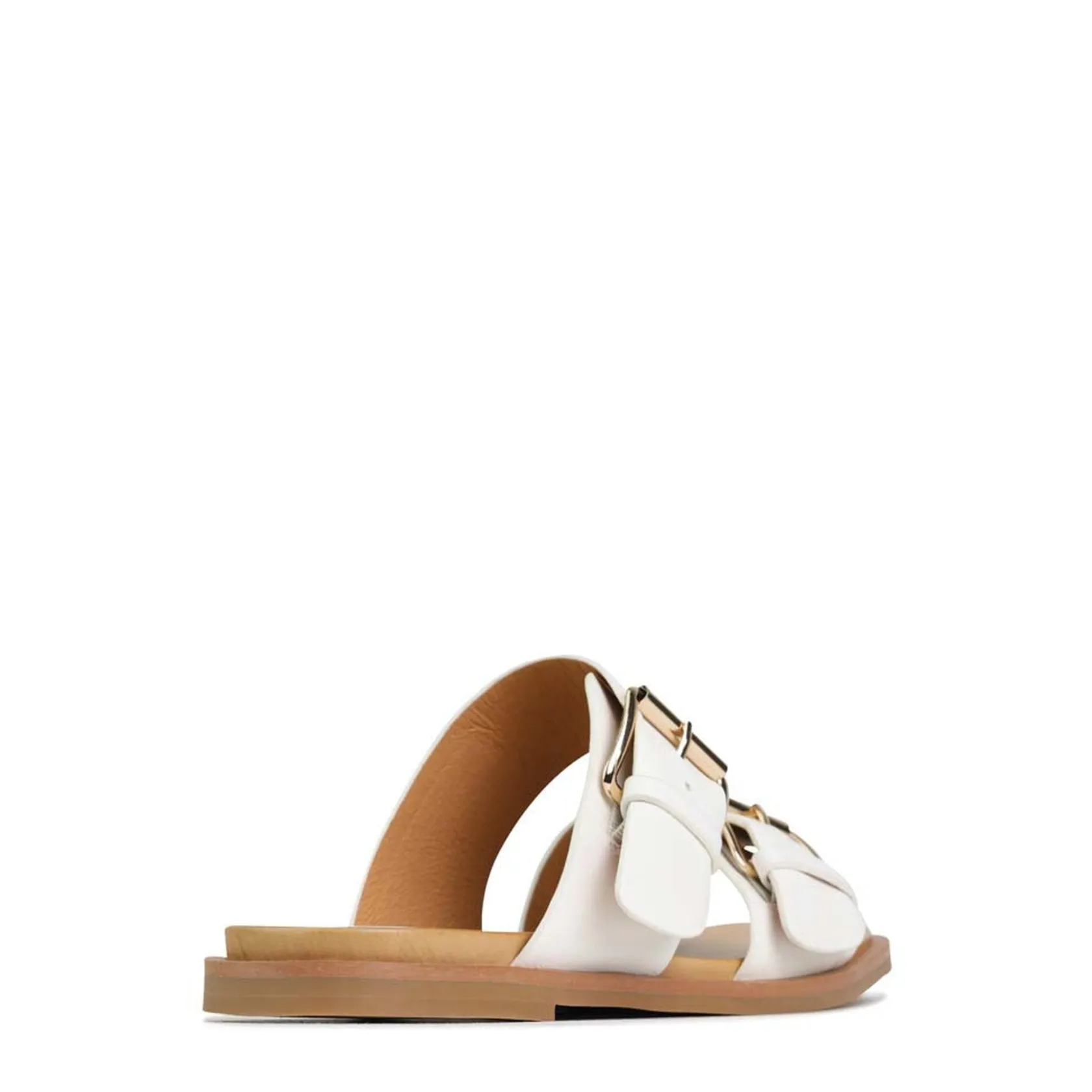 EOS Footwear Ballet Flats & Loafer|Slides>JETT DOUBLE STRAP SLIDE SANDALS LEATHER