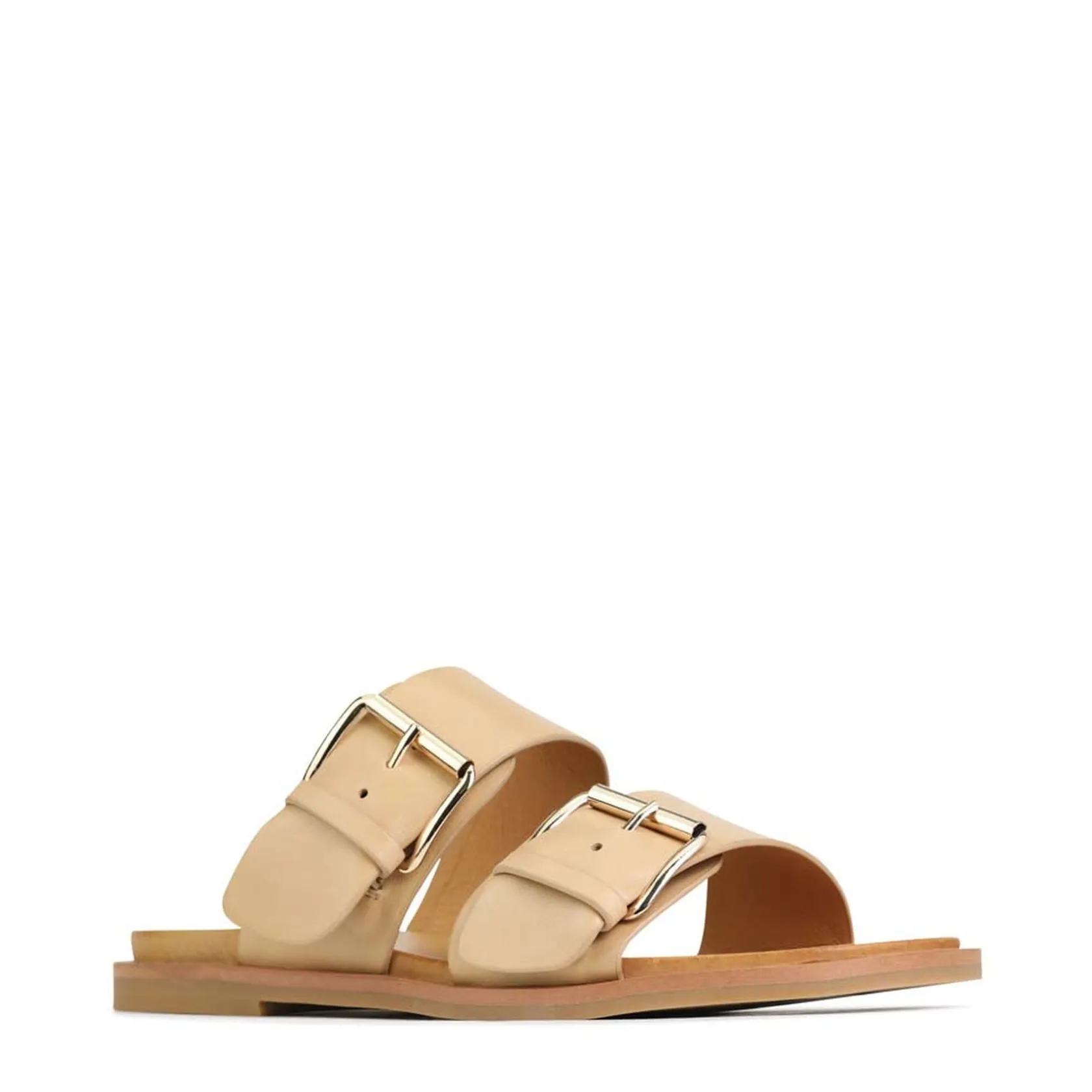 EOS Footwear Ballet Flats & Loafer|Slides>JETT DOUBLE STRAP SLIDE SANDALS LEATHER