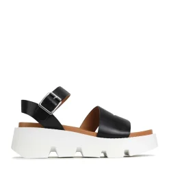EOS Footwear Wedges & Espadrilles|Heeled Sandals>KAILA ANKLE STRAP WEDGE SANDALS LEATHER