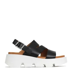 EOS Footwear Wedges & Espadrilles|Heeled Sandals>KAILI PLATFORM WEDGE SANDALS LEATHER