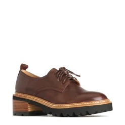 EOS Footwear Loafer Heels>LIND DERBY LEATHER
