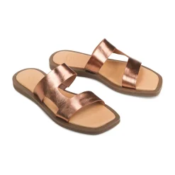 EOS Footwear Ballet Flats & Loafer|Slides>MISA LEATHER SLIDE SANDALS