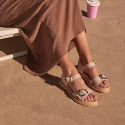 EOS Footwear Sandals>ORNICE LEATHER SANDALS