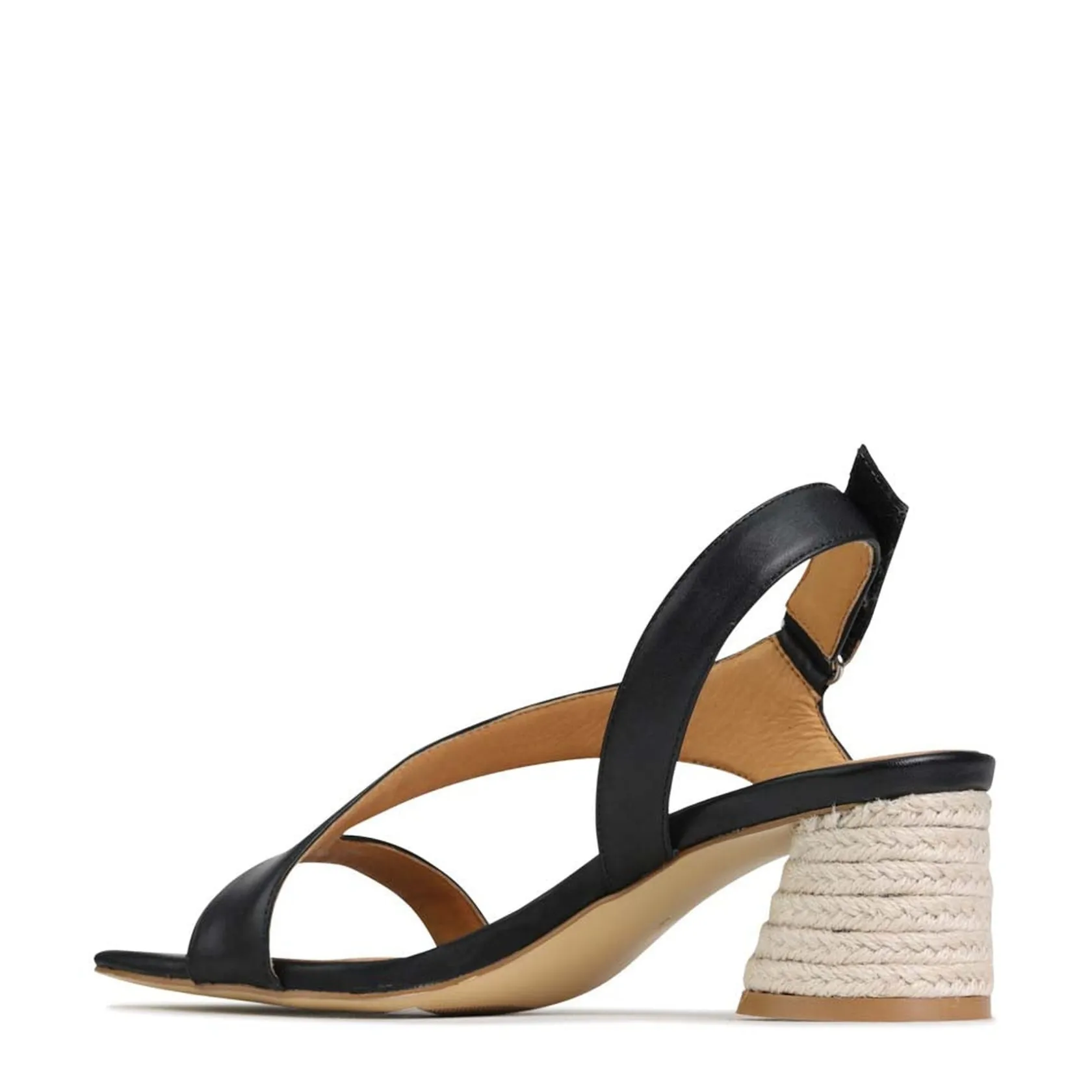 EOS Footwear Block Heels|Heeled Sandals>PERLE ANKLE STRAP SANDALS LEATHER
