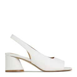 EOS Footwear Block Heels>PETEL SLING BACK SANDALS LEATHER