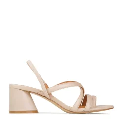 EOS Footwear Heeled Sandals|Sandal Heels>PETICE LEATHER BLOCK HEEL SANDALS