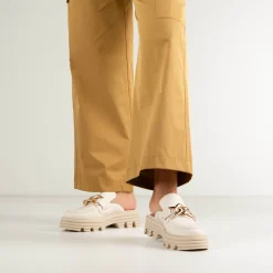 EOS Footwear Loafer Heels>SAMIE SLIP-ON LOAFERS LEATHER