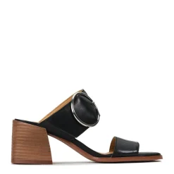 EOS Footwear Heeled Sandals|Sandal Heels>SART LEATHER MULE SANDAL