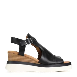 EOS Footwear Wedges & Espadrilles>SASILIA WEDGE HEEL SANDALS LEATHER