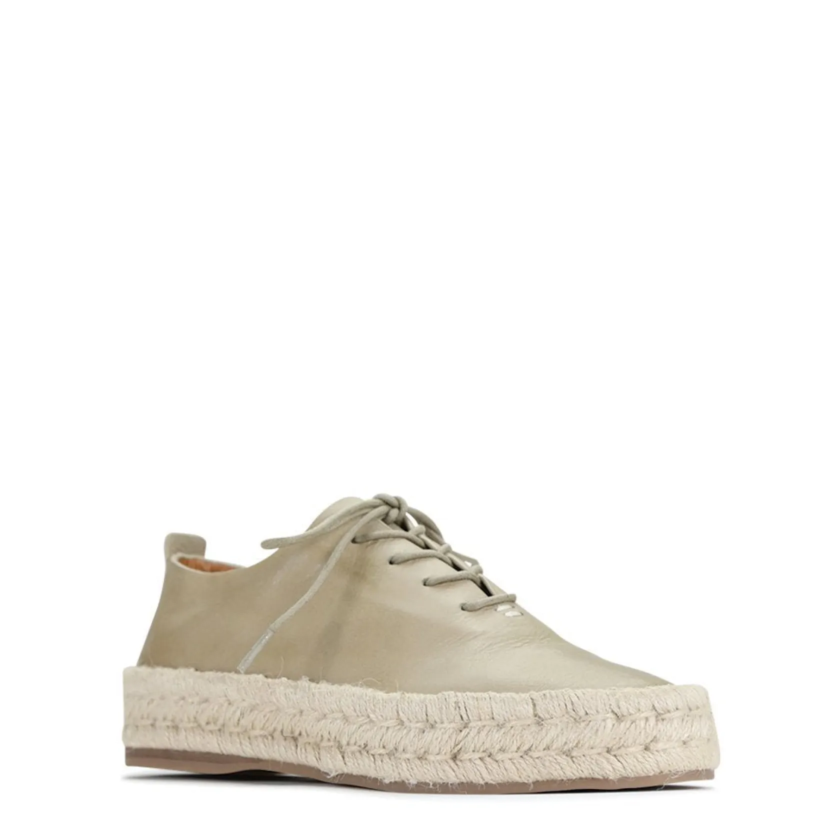 EOS Footwear Platform Sneakers>SEASPRAY ESPADRILLE SNEAKERS LEATHER