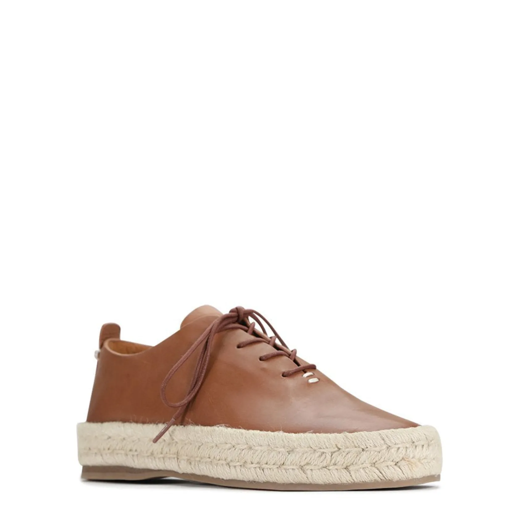 EOS Footwear Platform Sneakers>SEASPRAY ESPADRILLE SNEAKERS LEATHER