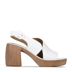 EOS Footwear Block Heels|Heeled Sandals>SPICER LEATHER BLOCK HEEL SANDALS