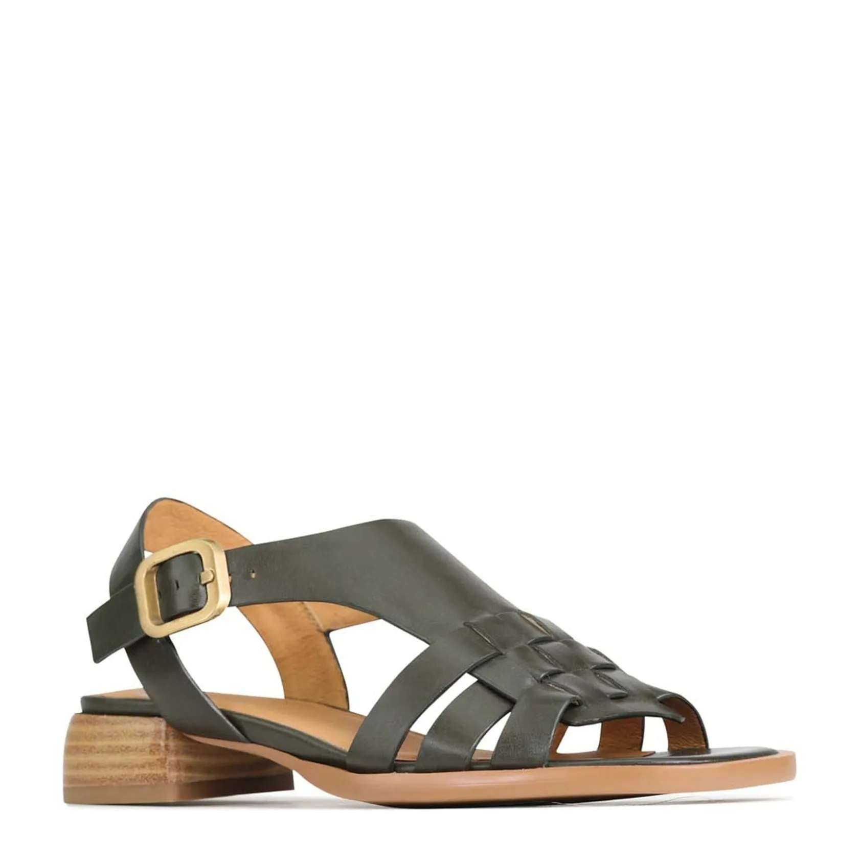 EOS Footwear Heeled Sandals|Sandal Heels>TERRI ANKLE STRAP SANDALS LEATHER