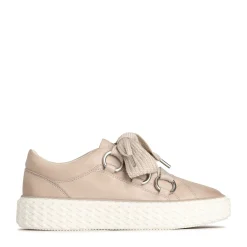 EOS Footwear Platform Sneakers>TRINITY LOW TOP SNEAKERS LEATHER