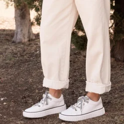EOS Footwear Platform Sneakers>TRINSIC PLATFORM SNEAKERS LEATHER