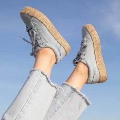 EOS Footwear Platform Sneakers><noscript><img width=