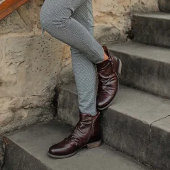EOS Footwear Ankle Boots>WILLET ANKLE BOOT LEATHER