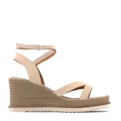 EOS Footwear Wedges & Espadrilles|Heeled Sandals>ZELINA LEATHER ESPADRILLE SANDALS